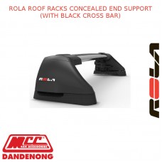 ROLA ROOF RACK SET FITS FORD RANGER - 4D UTE BLACK (CONCEALED)